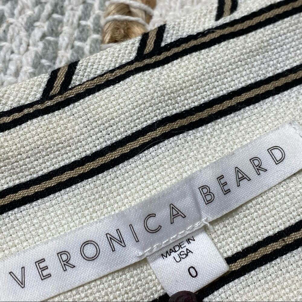 Veronica Beard Pop Fit And Flare Zip Up Mini Dress Women’s 0 - Picture 9 of 12